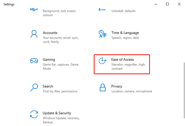 access-accessibility-settings