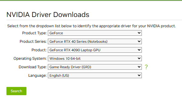 NVIDIA-Download-Center