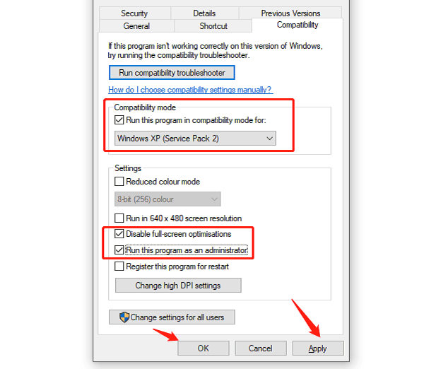 run-in-compatibility-mode