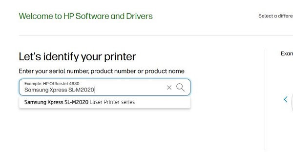 search-printer-model