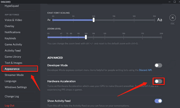 disable-hardware-acceleration