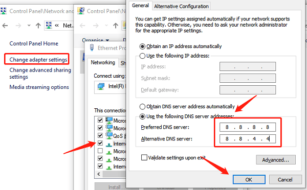 change-DNS-server-address