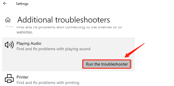 run-audio-troubleshooter