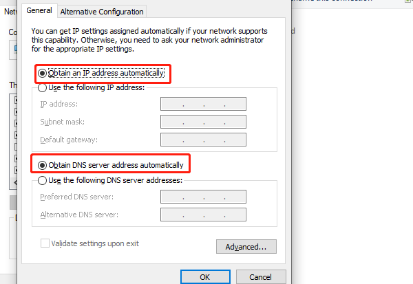 check-network-adapter-settings