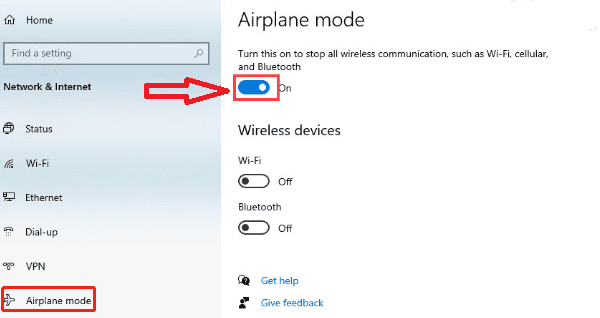 turn-on-Airplane-mode