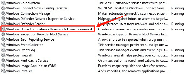 disable-windows-driver-foundation-service