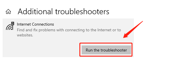 run-network-troubleshooter