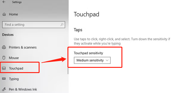 adjust-touchpad-sensitivity