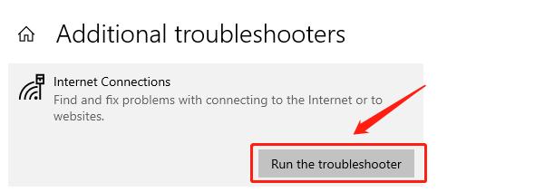 run-network-troubleshooter