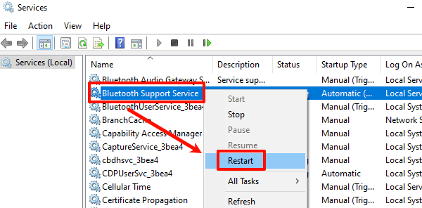 restart-bluetooth-service