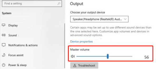 check-volume-settings